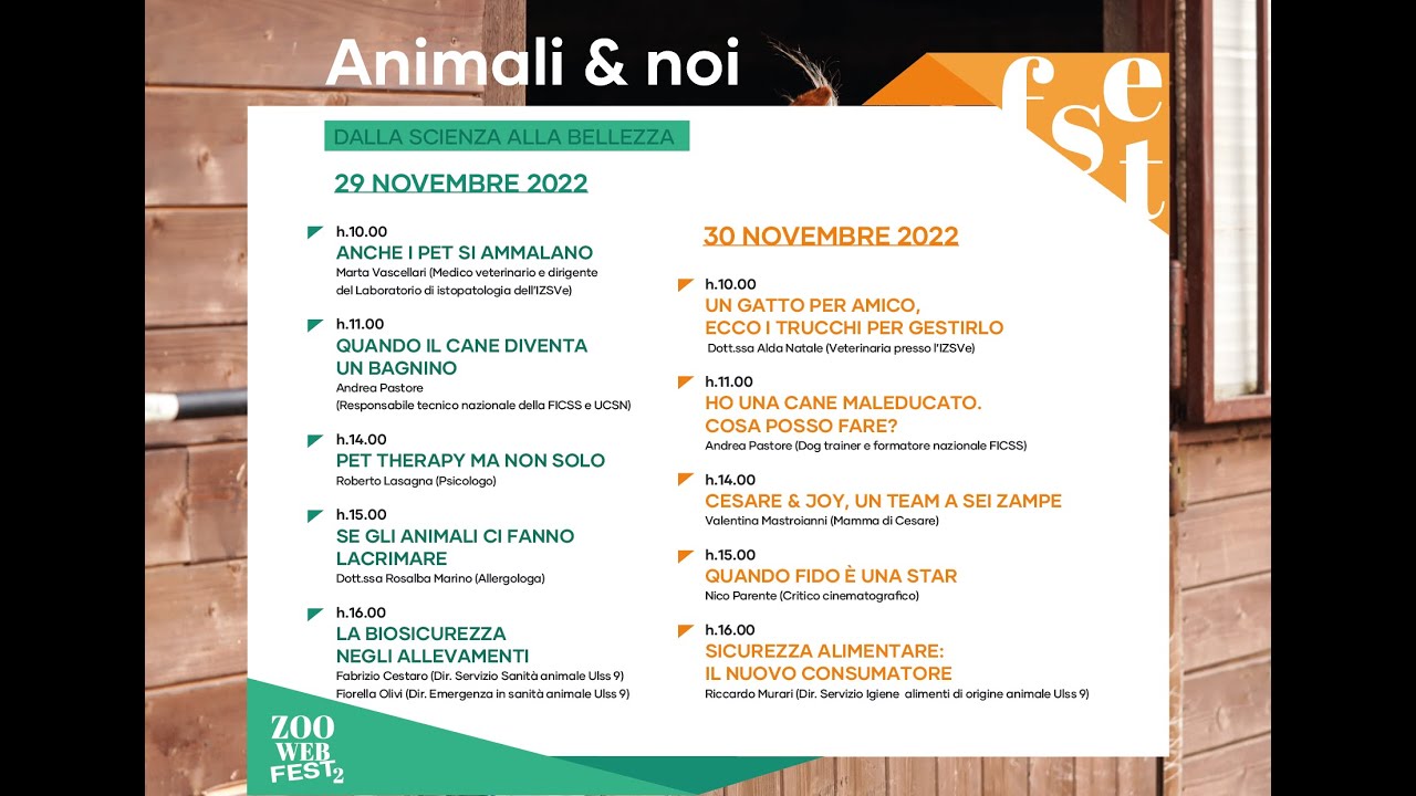 IL RIASSUNTO DELLA PRIMA GIORNATA – ANIMALI & NOI WEB FEST