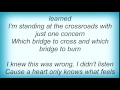 Vince Gill - Which Bridge To Cross Lyrics