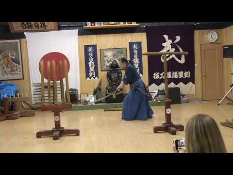 抜刀道龍星剣猿田宗家２本目の型・枝斬り・10本斬り