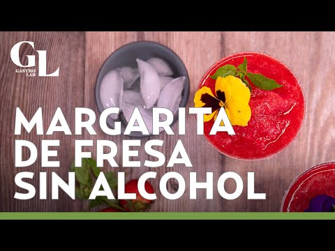 ¡Refrescante bebida sin alcohol! Receta de margarita de fresa