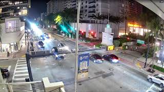 LIVE 4K South Beach, Miami Beach  24/7 Street Cam on Collins Ave live webcam
