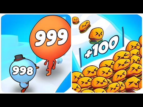 Big Head Run Vs Food Run 3D - (ASMR Game, All Max Level), New Update