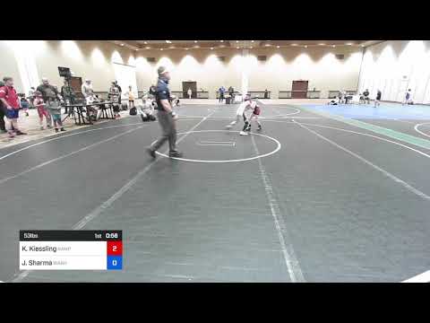 53 Lbs Rr Rnd 1 - Korbin Kiessling, Rampage Wrestling Vs Jaisen Sharma, Warhawks Wrestling A8be
