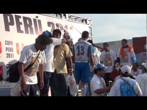 Celebración del Real Garcilaso, campeón Copa Perú 2011