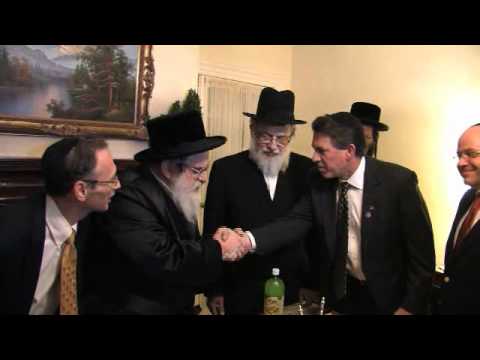 Fran Becker Blessing of Support from the Vishnitzer Rebbe