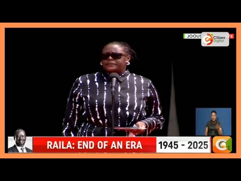 Winnie Odinga's last tributes to the late father Raila Odinga