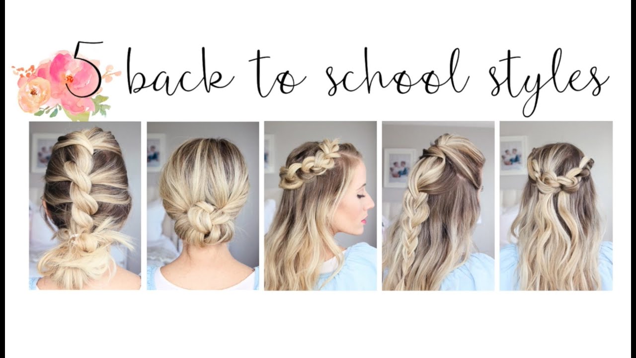 5 Easy Back-to-School Hairstyles | Cute Girls Hairstyles