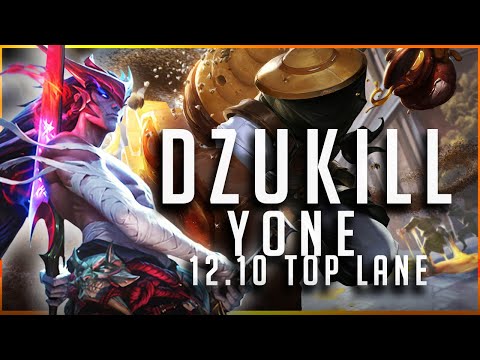 Dzukill - Yone vs Singed TOP Patch 12.10 - Yone Gameplay