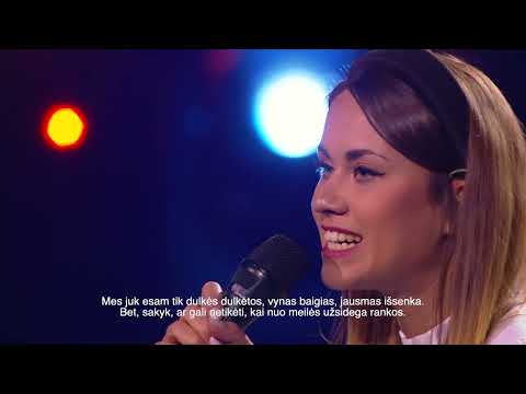 Justė Kraujelytė - Degančios rankos | Dainuoju Lietuvą