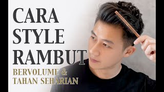 Download lagu CARA MENATA RAMBUT BERVOLUME, MENGEMBANG   TAHAN LAMA | KURANG DARI 5 MENIT, LANGKAH DEMI LANGKAH mp3