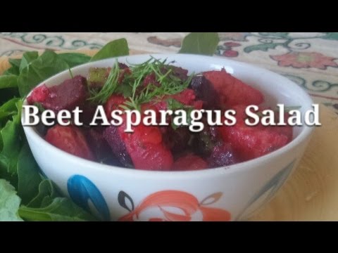 Plant-Based Diet: Roasted Beet and Asparagus Salad