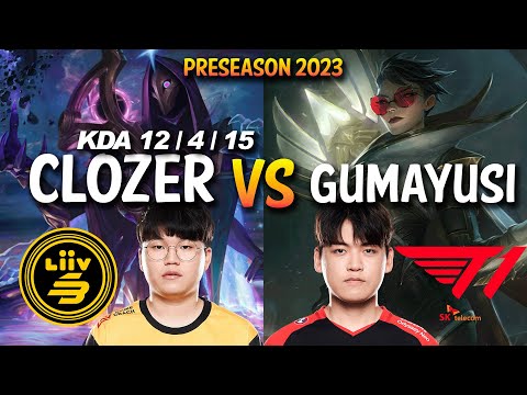 LSB Clozer vs T1 Gumayusi - JHIN vs VAYNE ADC - KR Ranked
