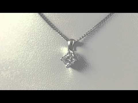 White Gold Diamond Pendant - H755002 - Pravins