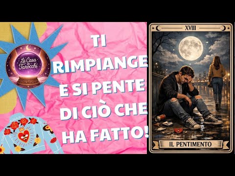 𝗧𝗜 𝗥𝗜𝗠𝗣𝗜𝗔𝗡𝗚𝗘😢💔e 𝗦𝗜 𝗣𝗘𝗡𝗧𝗘 di ciò che ha fatto!😩