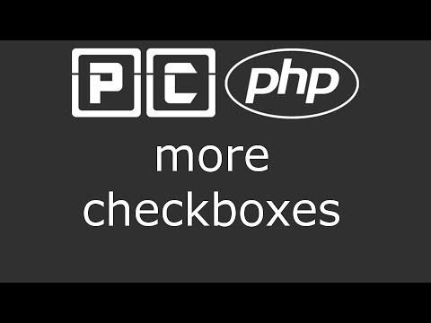 Php Beginners Tutorial 46 Multiple Checkboxes