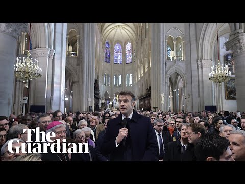 Macron visits newly restored Notre-Dame Cathedral in Paris