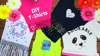 DIY Clothes! DIY 5 T-Shirt Crafts (T-Shirt Cutting