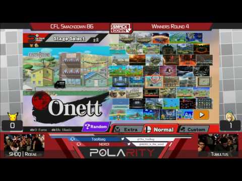 CFL Smackdown 86 - SHOQ | Rideae (Pikachu) vs Tumultus (ZSS) - SSB4 Winners R4