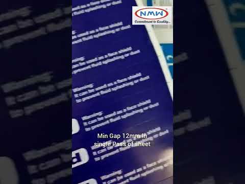 Sticker Half Cutting Machine