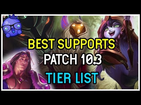 Patch 10.3 Tier list for Support - League of Legends
