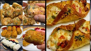 Ramadan Special Snacks Recipes | Egg Cutlet| Chicken Roll | Bread Parcel | Chicken Snack