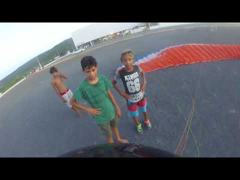 voo de paramotor em Barreiras. Ba