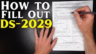How to Fill Out DS-2029; APPLICATION FOR CONSULAR REPORT OF BIRTH ABROAD OF A CITIZEN OF THE USA