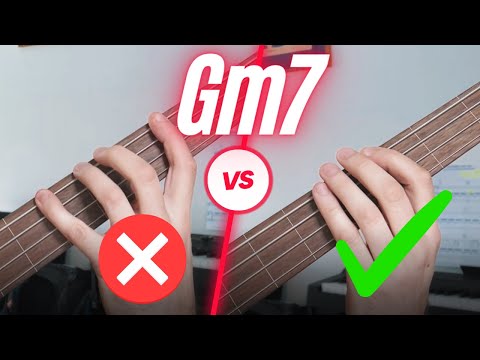 Învață această digitație eficientă pentru linii de Bass minore - Gm7