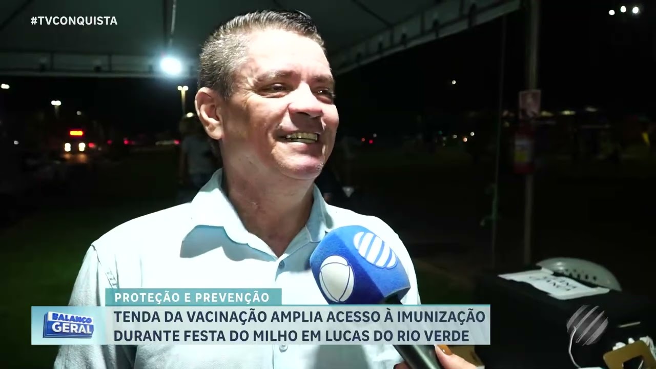 Festa do Milho reforça vacinação e prevenção à saúde em Lucas do Rio Verde