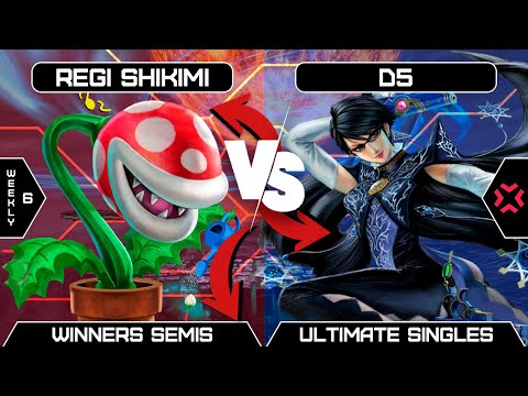 EBA Weekly 6 - Regi Shikimi (Piranha Plant) vs. D5 (Bayonetta) - Winners Semi-Final | #smashultimate