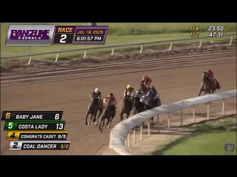 CONGRATS CADET (#4) Finished Third at Evangeline Downs