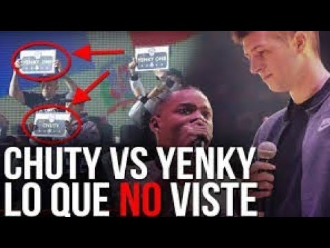 RESIDENTE NO VOTO MAL CHUTY VS YENKY One  #residente #calle13 #redbull #freestyle #musica