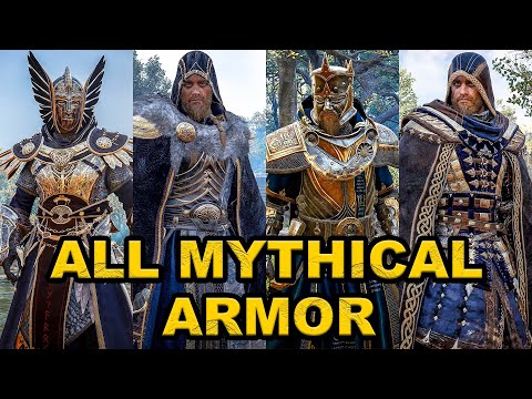 Assassin's Creed Valhalla - All Mythical Armor Sets Showcase (Male Eivor Version)