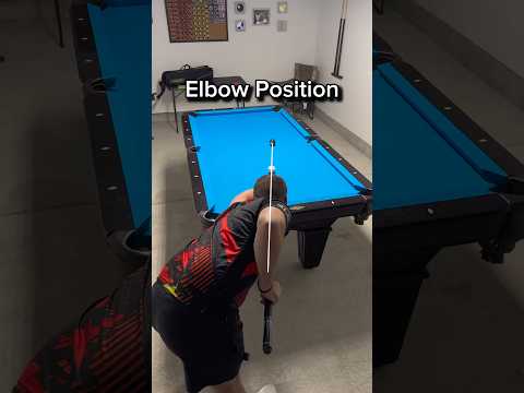 Elbow Position Basics ✅ #magicmikebilliards #jflowerscues