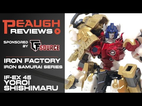 Video Review: Iron Factory IF-EX45 YOROI SHISHIMARU
