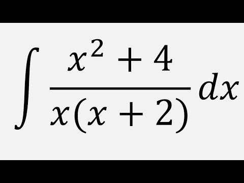 Integral of (x^2 + 4)/(x(x + 2)) dx