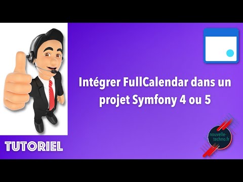 Intégrer FullCalendar dans un projet Symfony 4 ou 5