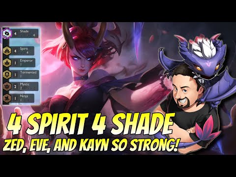 4 Spirit 4 Shade - Stealthy Death! | TFT Fates | Teamfight Tactics