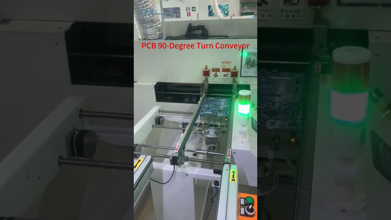 PCB 90-Degree Turn Conveyor #machine #factoryproducts #automation