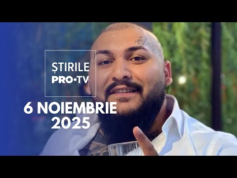 Știrile PRO TV - 6 Noiembrie 2025 | Dani Mocanu, condamnat la 4 ani de închisoare cu executare