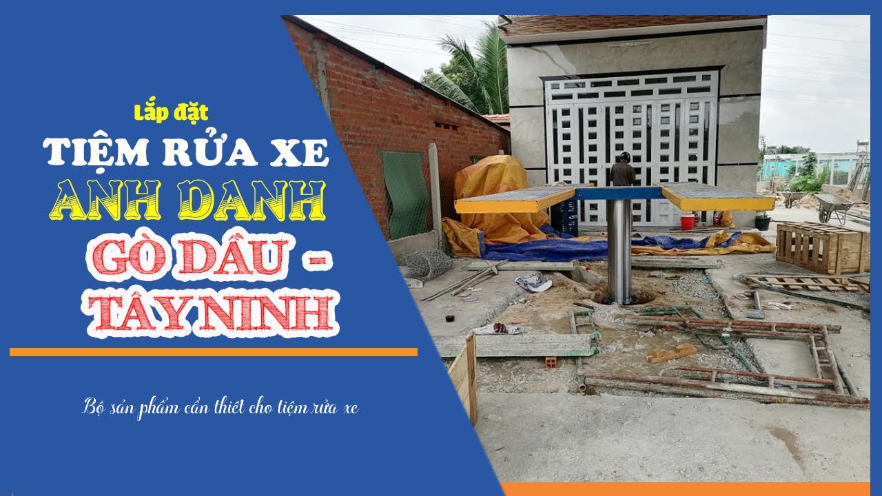 Cầu nâng 1 trụ rửa xe ô tô Tây Ninh(bảo hành đến 5 năm) 8