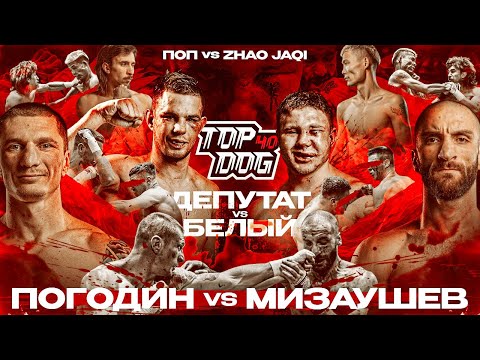 TOP DOG 40 | Депутат VS Белый, Погодин VS Мизаушев, Поп VS Zhao Jaqi | Бой года