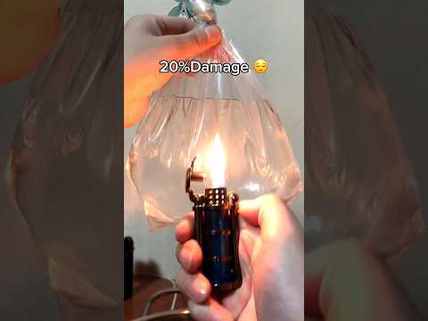 Water 💦bag vs lighters 🔥 #lighter #cool #fire #flame #lightsaber #usa #shorts