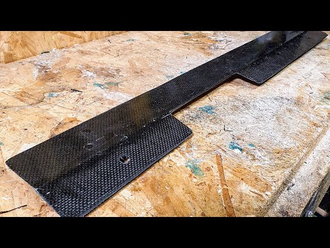 How to make DIY carbon fiber parts at home with wet lay