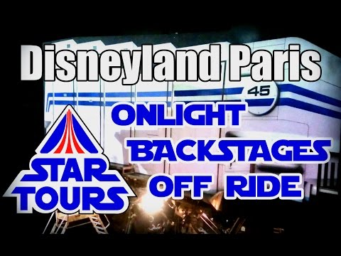 Star Tours - Onlight Backstage Offride With Synch Movie HD - Disneyland Paris