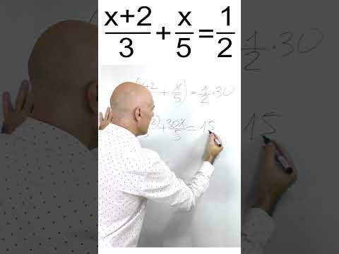 ECUACIÓN DE PRIMER GRADO CON FRACCIONES. Matemáticas Básicas