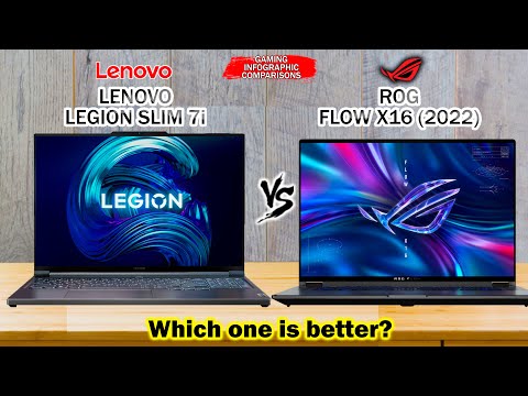 Lenovo Legion Slim 7i (2022) vs ROG Flow X16 (2022)  | 12th Gen Intel | Nvidia RTX 3000