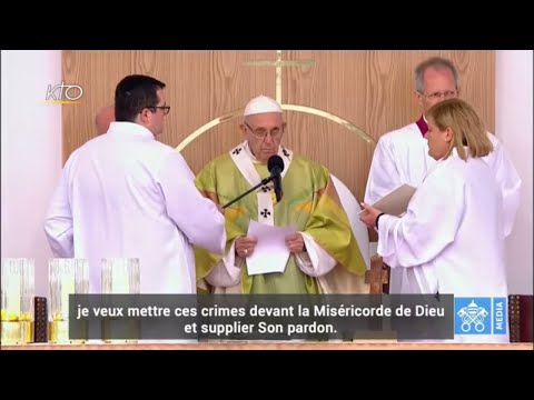"Nous demandons pardon..." Les fortes paroles du pape François