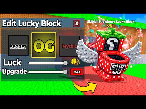 Starting Over But You Can EDIT Lucky Blocks!