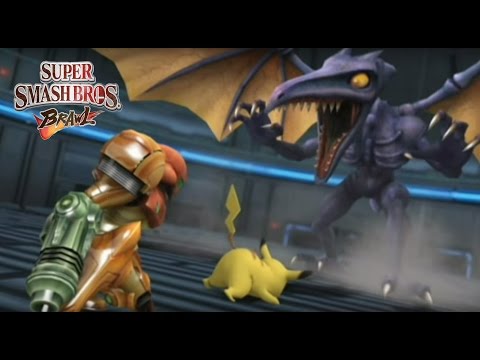 The Destiny of Ridley and Samus Cutscene - Super Smash Bros Brawl